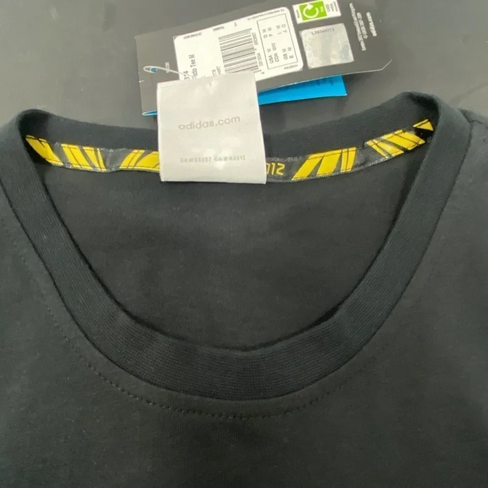 2012 LONDON OLYMPICS OFFICIAL SHIRT ADIDAS®  MENS MEDIUM - BLACK